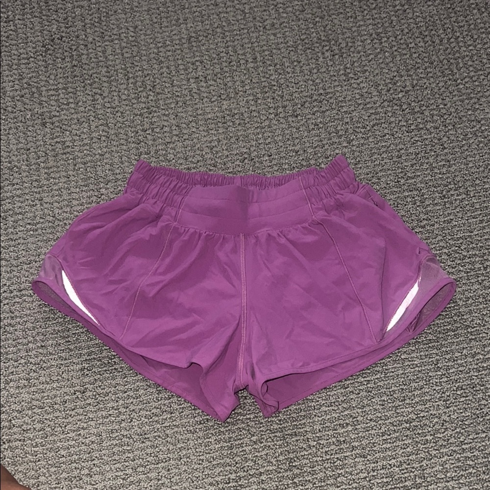 Women's Purple Lululemon hottie hot Shorts 2.5 in!